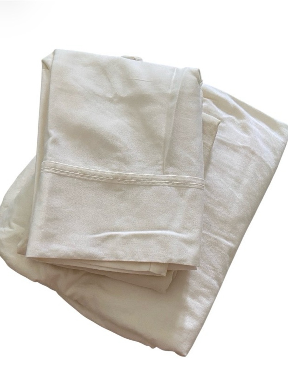 Royal Velvet 100% Cotton Ivory Full
XL Bedding Sheet Set